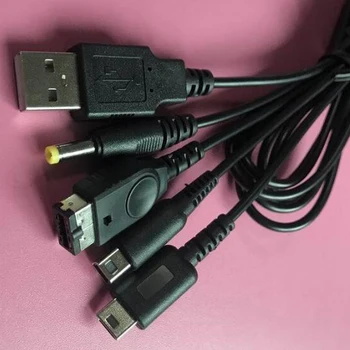 10 БР. USB Гъвкав мулти-7-в-1 кабел за PSP 2000 и 3000 за ND SL / I за 3DS, за да SP