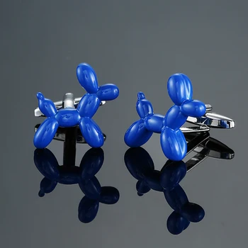 DY Нов висококачествен вкус на малки животни, синя топка копчета за Ръкавели за кучета модерен Мъжки френски ризи копчета за Ръкавели безплатна доставка