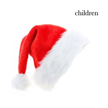Коледна Дебела Коледна Шапка За Възрастни И Деца, Коледни Украси за Дома, коледа, Коледни Подаръци, Дядо Коледа, Декор, Зимни Шапки