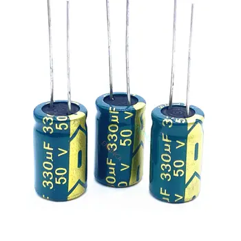 50 330 icf 10*17 високочестотен низкоомный алуминиеви електролитни кондензатори 330 icf 50 20%