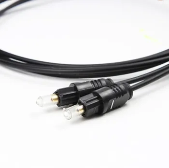 Ausuky OD 4,0 Оптични Влакна Цифров аудио кабел Toslink Високо Качество на 1 М За PS II/PSIII/HDVD и усилвател на мощност -25