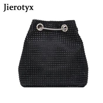 JIEROTYX Луксозни Модни Модерен Дамски Чанти През Рамо Изящни Диамантени Дамски Чанти На Рамо Модни Дамски Чанти Чанта 2020