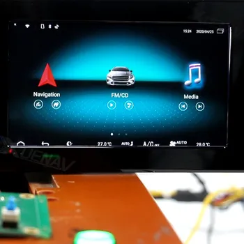 XUENAV Android Система за Декодиране на Скоростната Авто Видеоинтерфейс за Benz A B GLE Class 2019 + USB Плейър със сензорен екран, GPS Навигация, WIFI