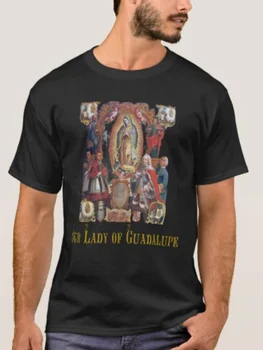 Camiseta Nuestra Señora De La Virgen De Guadalupe. 100% Algodón, De Alta Calidad, De Gran Tamaño, Casual