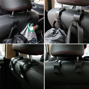 Автомобилна вътрешна закачалка за чанти с една кука за toyota aygo, peugeot 207 107 mini cooper polo 6r volvo v70 renault captur opel golf 6