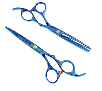 6,0 см Професионални фризьорски ножици фризьорски ножици, инструмент за подстригване на коса комбиниран пакет