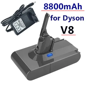 100% Оригинална батерия DysonV8 12800 ма 21,6 за батерията Дайсън V8 Absolute/Pluizige/Друг е литиево-йонна батерия....