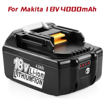18 4,0 Ah Литиево-йонна батерия за замяна за Makita 18 В BL1860 BL1850 BL1840 BL1830 BL1820 BL1815 LXT400 led индикатор avec