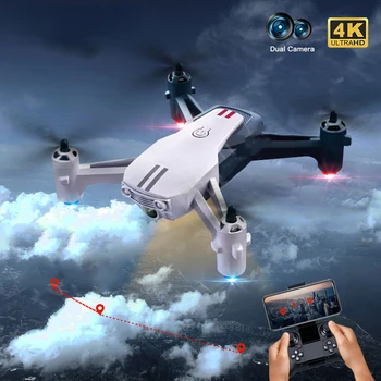 Нов Мини-Дрон 4k Професионален безпилотен самолет С Камера 1080P HD RC безпилотни летателни апарати Сгъваем Квадрокоптер Самолет Играчки С Дистанционно Управление