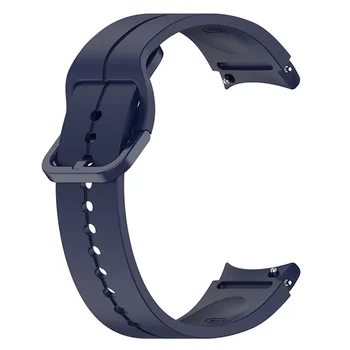 20 мм Силикон Каишка За Samsung Galaxy Watch5/4 Нагъната Монохромен Гривна Каишка За Часовник Сменяеми Аксесоари