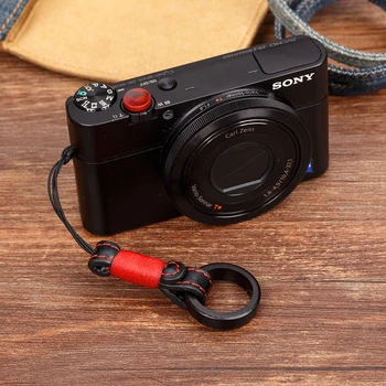 LXH Реколта Дървена Камера Пръстен На Пръста Колани Ръчно Каишка За Sony, Canon, Nikon DSLR Камера На GoPro Hero 7 6 Камерата За iPhone