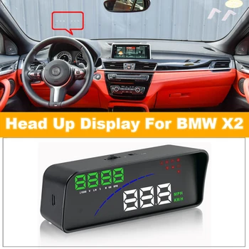 За BMW X2 F39 2017-2021 Автомобил HUD-Head Up Дисплей Авто Електронни Аксесоари Скорост Безопасно Шофиране Екран DIY Plug & Play OBD/OBD2