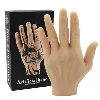 Premium 3D Силиконова Татуировка Практика на Кожата на Ръцете Манекен Фалшива Кожа на Ръцете за Начинаещи Татуировщиков Аксесоари За Практикуване на Доставка