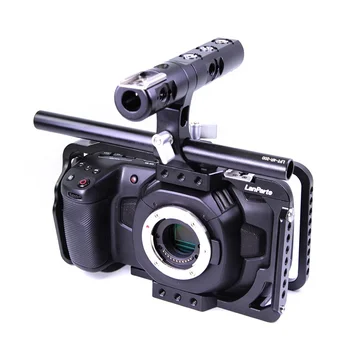 LanParte Blackmagic Имат Кинокамера 6K / 4K с противоударен с притежателя на SSD T5