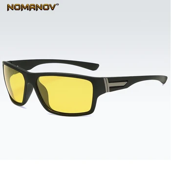 TR90 Поляризирани Спортни Очила за Нощно Виждане За Шофиране Минус Късогледство Слънчеви Очила, Поръчкови Слънчеви Очила с Рецепта от -1 до -6