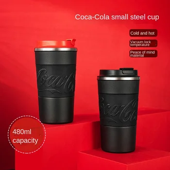 CocaCola материал от неръждаема стомана може да бъде студена и топла малка стоманена чаша проста голям капацитет случайна чаша за вода
