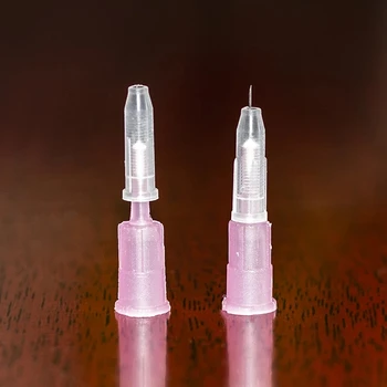 31 Грама 4 мм регулируема малка игла за еднократна употреба 31 Г медицинска микропластиковая инжекция козметична стерилен игла хирургически инструмент