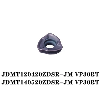 100% Оригинални JDMT JDMT120420ZDSR JM VP30RT JDMT140520ZDSR JM 10 бр. на Струг с ЦПУ Поставяне твердосплавное острието на Ефективни и трайни JM