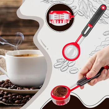Кафе Регулируема Мерителна Лъжичка Прах Нова Лоста Мерителна Лъжичка Набор От Точни Триизмерни Лъжички За Измерване На Съставките